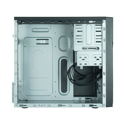 Chieftec Computer Mini 350W Elox Serie HO-12B-350GPB - Torre PC Negro, Micro ATX, con Fuente 350W, 2 USB 3.2, 2 USB 2.0