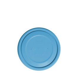 AMC Politray Tapa Doble Cierre para Bandeja 13 cm, Azul, Polipropileno (Set de 80)