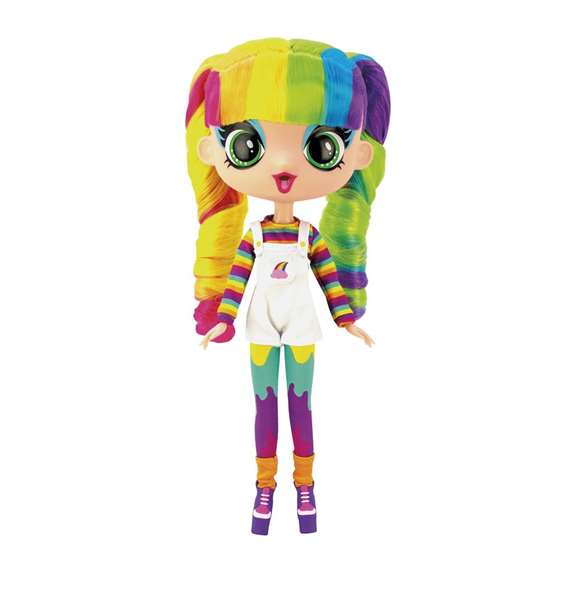 Toy Partner Muñeca Decora Fashion 28 cm con Más de 70 Sorpresas y Pegatinas con Relieve - Modelos Surtidos