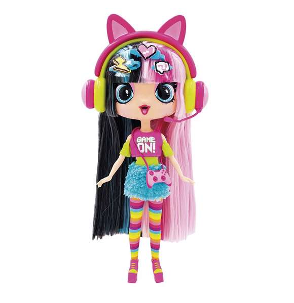 Toy Partner Muñeca Decora Fashion 28 cm con Más de 70 Sorpresas y Pegatinas con Relieve - Modelos Surtidos