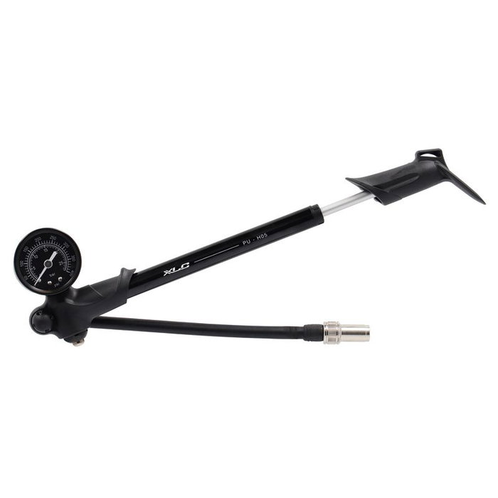 XLC Hinchador para Suspensión PU-H05, 400 PSI, Manómetro 38mm, Negro XLC Hinchador para Suspensión PU-H05, 400 PSI, Manómetro 38mm, Negro