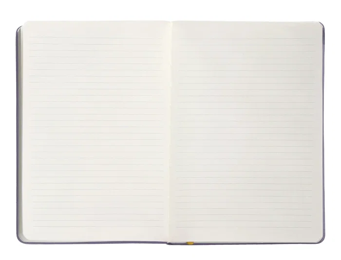 Antartik Cuaderno Antartik Notes A5 Tapa Dura Rayas Morado y Amarillo 100 Hojas 80 gr FSC