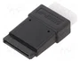 AKYGA Adaptador de Molex hembra a SATA hembra AK-CA-54