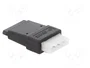 AKYGA Adaptador de Molex hembra a SATA hembra AK-CA-54