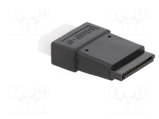 AKYGA Adaptador de Molex hembra a SATA hembra AK-CA-54