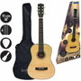 Lexibook Guitarra acústica de madera de 91 cm