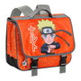 Naruto Mochila Cartable 2.0 Multicolor Cartera Escolar con Solapa y Cierre Hebilla 30x38x12cm