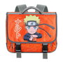 Naruto Mochila Cartable 2.0 Multicolor Cartera Escolar con Solapa y Cierre Hebilla 30x38x12cm