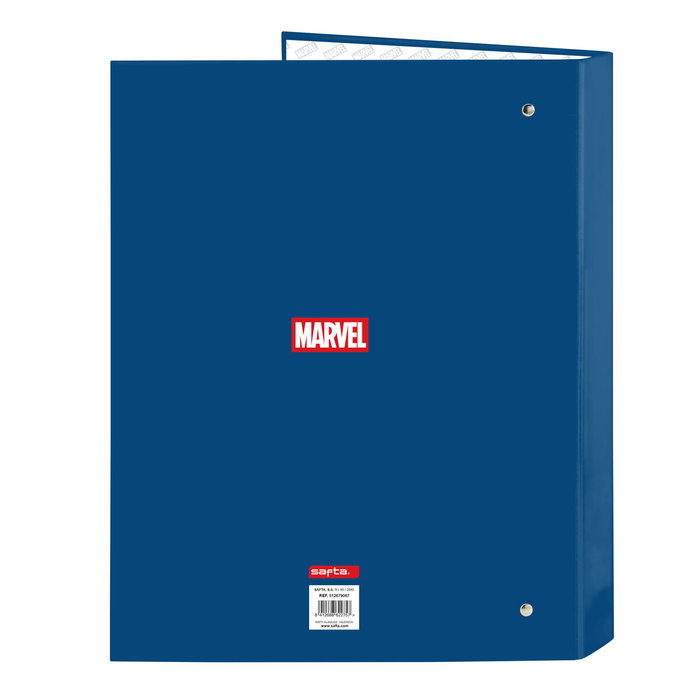 Carpeta de anillas The Avengers Azul Negro A4 26.5 x 33 x 4 cm