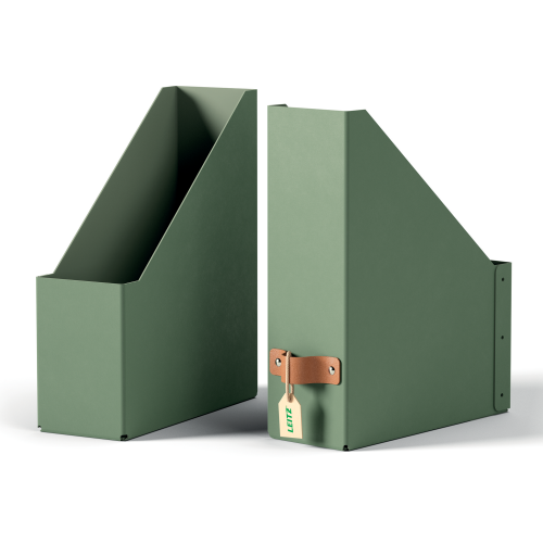 Leitz Revisteros de Cartón A4 Color Verde Pack 2 Leitz Revisteros de Cartón A4 Color Verde Pack 2