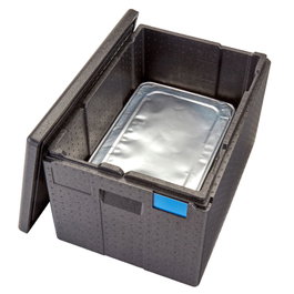 CAMBRO Contenedor isotérmico multifunción de carga superior 64,5 L Negro
