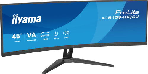 Iiyama XCB4594DQSU-B1 Monitor Curvo Ultra Panorámico 45" Dual QHD USB-C HDMI DisplayPort Iiyama XCB4594DQSU-B1 Monitor Curvo Ultra Panorámico 45" Dual QHD USB-C HDMI DisplayPort