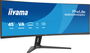 Iiyama XCB4594DQSU-B1 Monitor Curvo Ultra Panorámico 45" Dual QHD USB-C HDMI DisplayPort