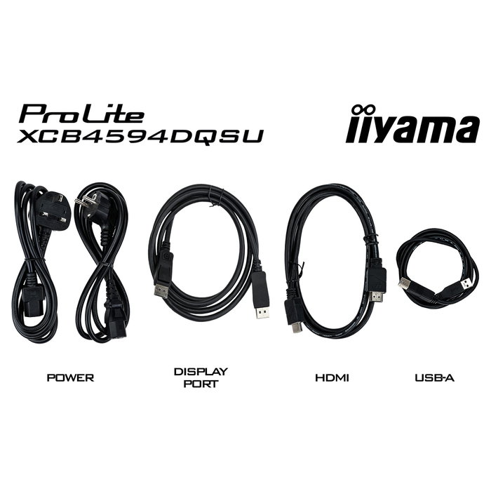 iiyama ProLite XCB4594DQSU-B1 Monitor Curvo 45 pulg. Dual QHD