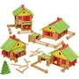 Jeujura Set de Construcción de Madera Mi Chalet 225 Piezas Juego para Mayores de 5 Años JEU3225280180403