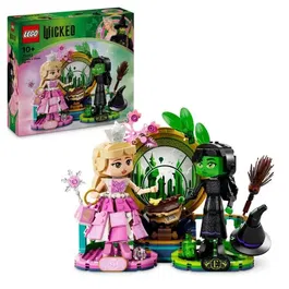 Lego 75682 Minifiguras Elphaba y Glinda de Wicked, Idea de Regalo de Cumpleaños