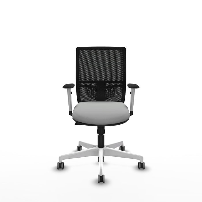 PIQUERAS Y CRESPO Silla de oficina Yunquera Gris claro y Negro PIQUERAS Y CRESPO Silla de oficina Yunquera Gris claro y Negro