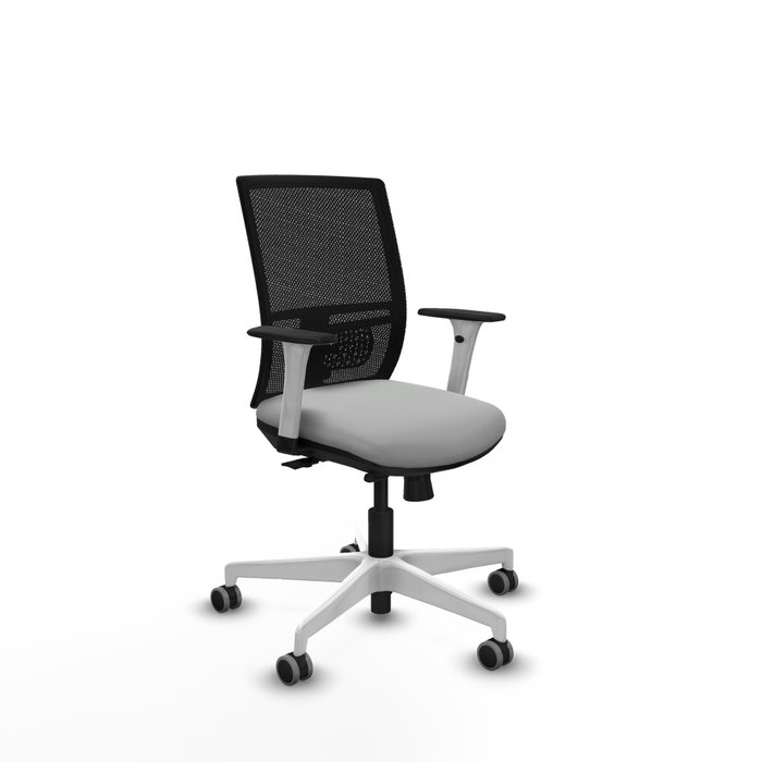 PIQUERAS Y CRESPO Silla de oficina Yunquera Gris claro y Negro PIQUERAS Y CRESPO Silla de oficina Yunquera Gris claro y Negro