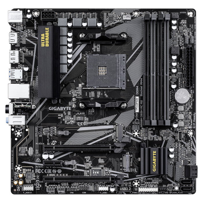 GIGABYTE B550M DS3H AC R2 Placa base Micro ATX DDR4 Wi-Fi 5 GIGABYTE B550M DS3H AC R2 Placa base Micro ATX DDR4 Wi-Fi 5