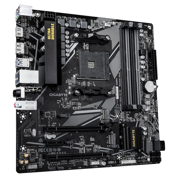 GIGABYTE B550M DS3H AC R2 Placa base Micro ATX DDR4 Wi-Fi 5 GIGABYTE B550M DS3H AC R2 Placa base Micro ATX DDR4 Wi-Fi 5