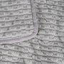 Colcha Gris Claro Poliester Textil/Hogar 270 X 260 cm