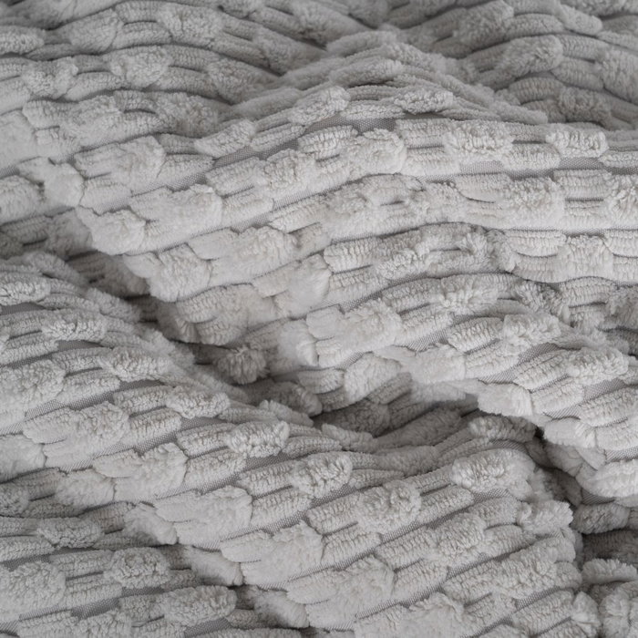 Colcha Gris Claro Poliester Textil/Hogar 270 X 260 cm