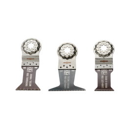Fein E-Cut Combo Starlock Juego de Aspas para Madera y Metal, 3 Piezas