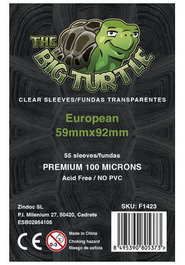 European Sleeve 62X95 Funda Transparente 55 Ud The Big Turtle