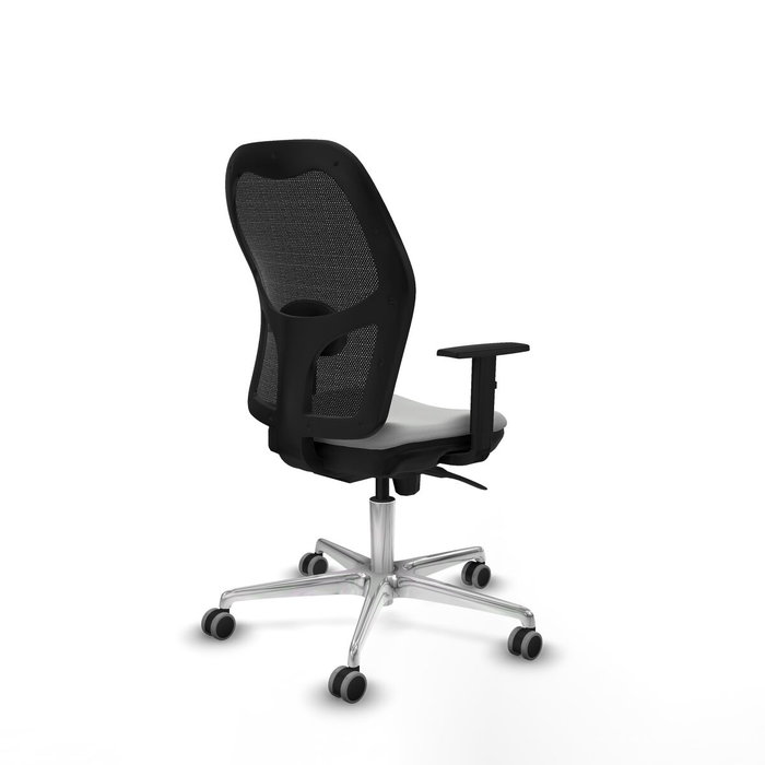 PIQUERAS Y CRESPO Silla de oficina Jorquera con mecanismo sincro, gris claro y negro PIQUERAS Y CRESPO Silla de oficina Jorquera con mecanismo sincro, gris claro y negro
