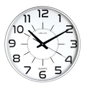 Unilux Maxi Pop Reloj de Pared Gris Metalizado 37,5 cm
