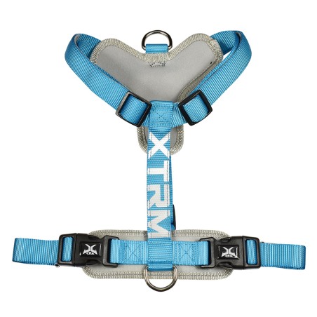 Nayeco Arnés X-Trm Cronos Azul 46-75 cm X 2 cm Arnés de paseo y entrenamiento con doble cierre, reflectante y acolchado para máximo confort y seguridad Nayeco Arnés X-Trm Cronos Azul 46-75 cm X 2 cm Arnés de paseo y entrenamiento con doble cierre, reflectante y acolchado para máximo confort y seguridad