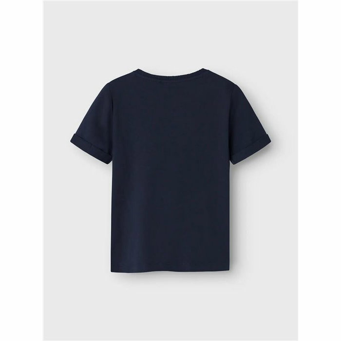 Camiseta de Manga Corta Infantil Name It Nmmvux Azul Camiseta de Manga Corta Infantil Name It Nmmvux Azul