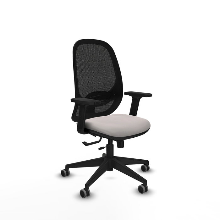 PIQUERAS Y CRESPO Silla de oficina Cilanco con mecanismo Sincro/Traslack Blanco/Negro PIQUERAS Y CRESPO Silla de oficina Cilanco con mecanismo Sincro/Traslack Blanco/Negro