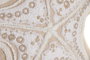 DKD Home Decor Set de 2 Cojines de Algodón Crema 50x10x50 cm