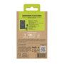 Muvit For Change Powerbank 5000mAh MCCHP0009 Negra con Carga Inalámbrica y USB-C