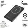Muvit For Change Powerbank 5000mAh MCCHP0009 Negra con Carga Inalámbrica y USB-C