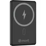 Muvit For Change Powerbank 5000mAh MCCHP0009 Negra con Carga Inalámbrica y USB-C