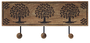 DKD Home Decor Perchero de Pared Árbol de la Vida Marrón