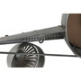 DKD Home Decor Reloj de Pared Metal Avión Plateado