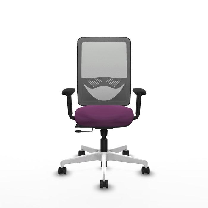 PIQUERAS Y CRESPO Silla de oficina Zulema con mecanismo Sincro/Traslack, Morado y Gris PIQUERAS Y CRESPO Silla de oficina Zulema con mecanismo Sincro/Traslack, Morado y Gris