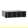 QNAP TL-R1620Sdc - Carcasa de Discos Duros/SDD Rack 3U 16 Bays, 2.5/3.5", SAS-3, 12 Gbit/s, Hot-Swap, Negro para Montaje en Rack 19"