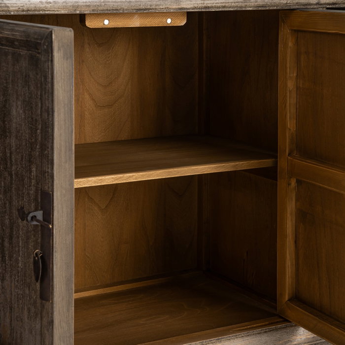 Aparador Madera de Pino Salón 180 X 44 X 86 cm