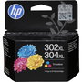 HP Cartucho de Tinta 302XL/304XL Tricolor