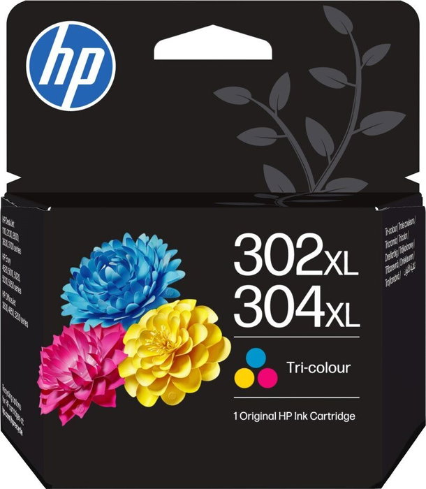 HP Cartucho de Tinta 302XL/304XL Tricolor de Alta Capacidad HP Cartucho de Tinta 302XL/304XL Tricolor de Alta Capacidad