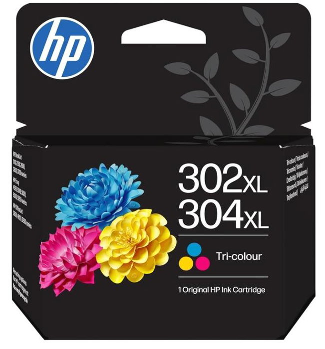 HP Cartucho de Tinta Original 302XL/304XL Tricolor Alta Capacidad HP Cartucho de Tinta Original 302XL/304XL Tricolor Alta Capacidad
