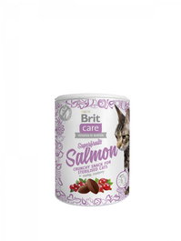 Brit Snacks Superfruits Gato Adulto Salmón 6x100g Esterilizados