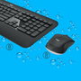 Logitech MK540 ADVANCED Combo Teclado y Ratón Inalámbrico para Mayor Precisión, Comodidad y Fiabilidad
