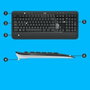 Logitech MK540 Advanced Combo de Teclado y Ratón Inalámbrico US International Negro