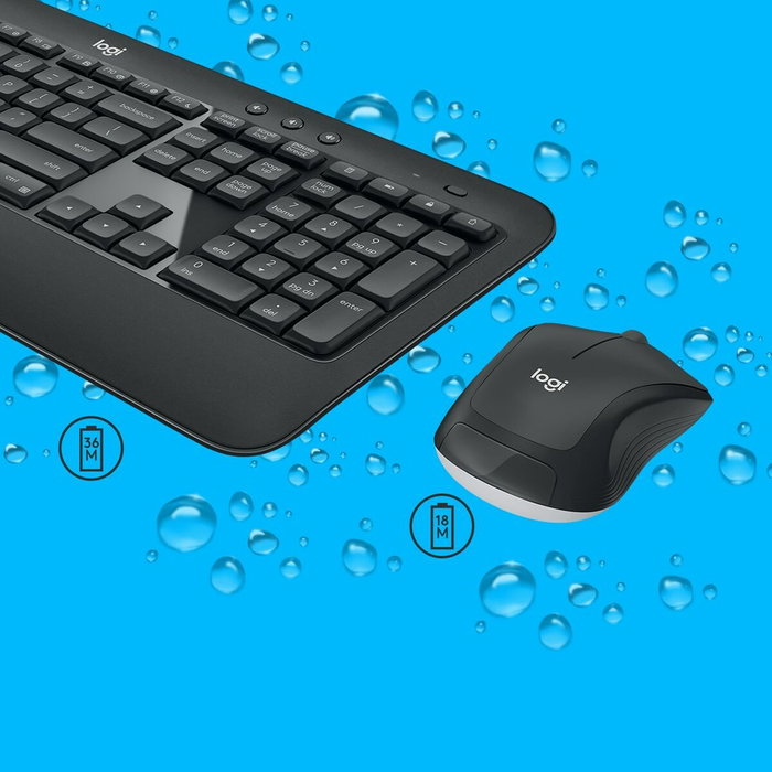 Logitech MK540 Advanced Combo de Teclado y Ratón Inalámbrico US International Negro Logitech MK540 Advanced Combo de Teclado y Ratón Inalámbrico US International Negro