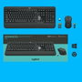 Logitech MK540 Advanced Combo de Teclado y Ratón Inalámbrico US International Negro